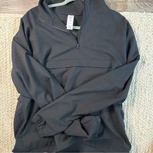 Alo Yoga Mens 1/4 Zip Pullover Black